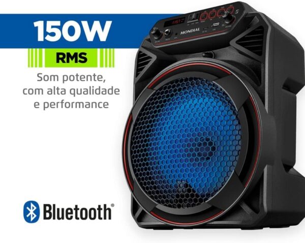 Caixa Amplificada, Mondial, Preto, 150W RMS, Bivolt - CM-150