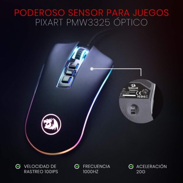 Mouse Gamer Redragon Cobra