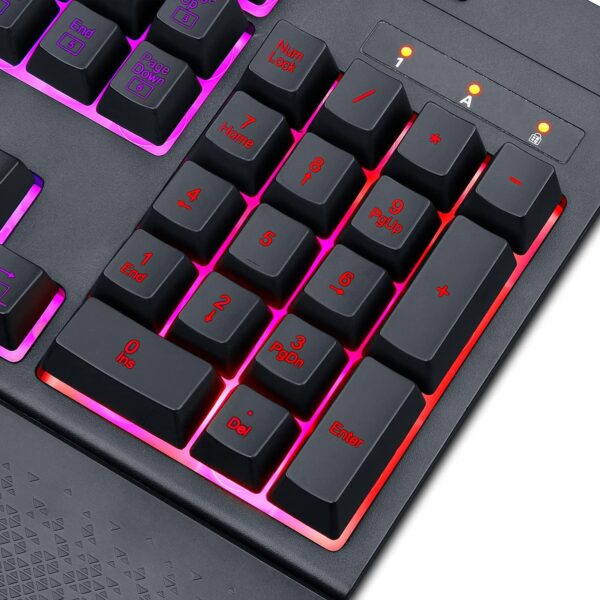 Teclado Gamer Redragon Shiva Preto RGB K512RGB ABNT2